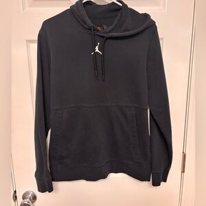 Jordan Black Hoodie with White Jumpman